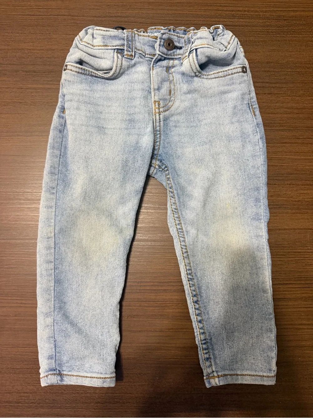 Oshkosh Light Wash Elastic Waist Toddler Jeans